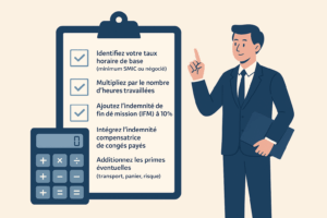 Comment calculer son salaire en intérim ?